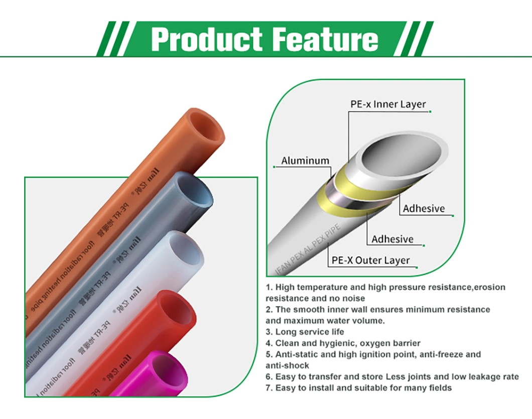 Ifan Residential Water Lines in Homes Pex Radiant Heat Tubing Pert Pipe