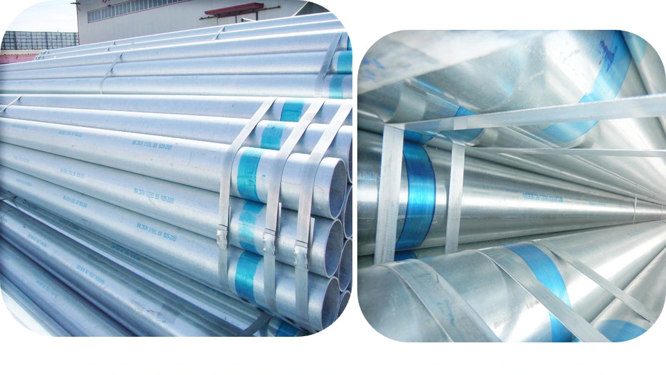 Galvanized Round Welded Pipe ERW Hot-DIP Pipe ERW Rectangular Tube Structural Steel Pipe Galvanized Steel Pipe