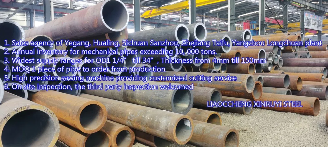 En10297-1 E275K2 1.0456 Mechanical Seamless Round Carbon Steel Tube Machining Tube