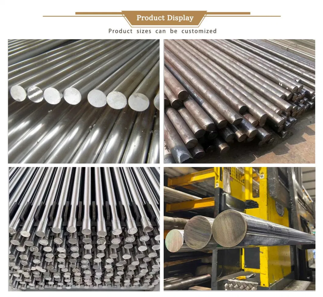 Factory Price S45c 1045 A36 Q235 Cold/Hot Rolled Low Carbon/Stainless/Galvanized Cast Steel Round Bars Flat/Square/Hexagonal/Triangle Dformed Steelbar Steel Rod