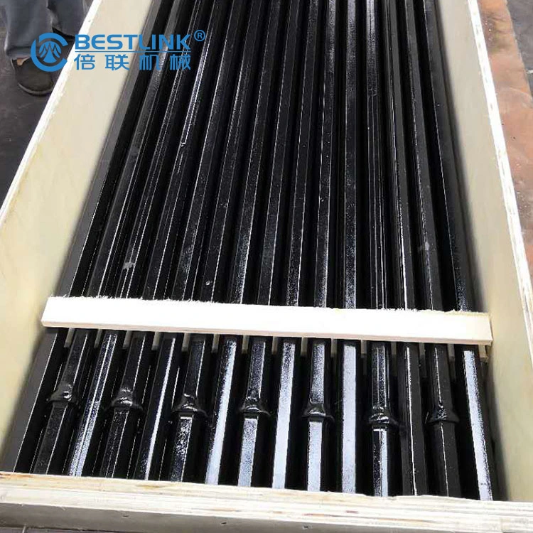 T38 Thread Round Hard Rock Drilling Mine Quarrying Well Exploration mm/Mf Extension Rods