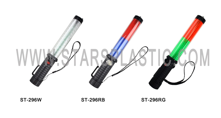 Rechargeable Traffic Baton Wands with Whistle