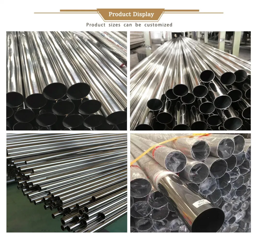 304 Stainless Steel Pipe 316L Thickness 9.0mm 3 Inch Seamless Tube Industrial ASTM A312 Stainless Ss Welding Round Section Price Stainless Steel Pipe Tube