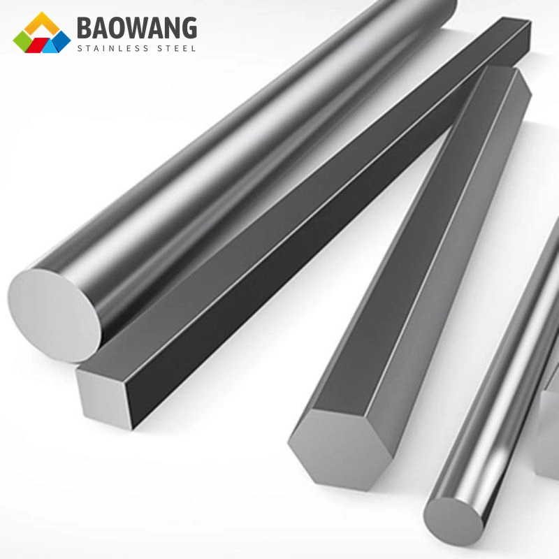 Round/Hexagonal/Square Shape Ss 201 304 316L 430 Solid Bar Rod Stainless Steel Billet