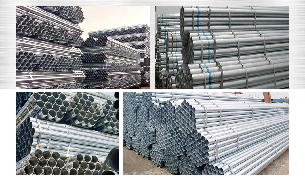 Wholesale Galvanized Steel Pipe 50mm Round Square Cheap Hot Dipped Welded Tube for mechanical