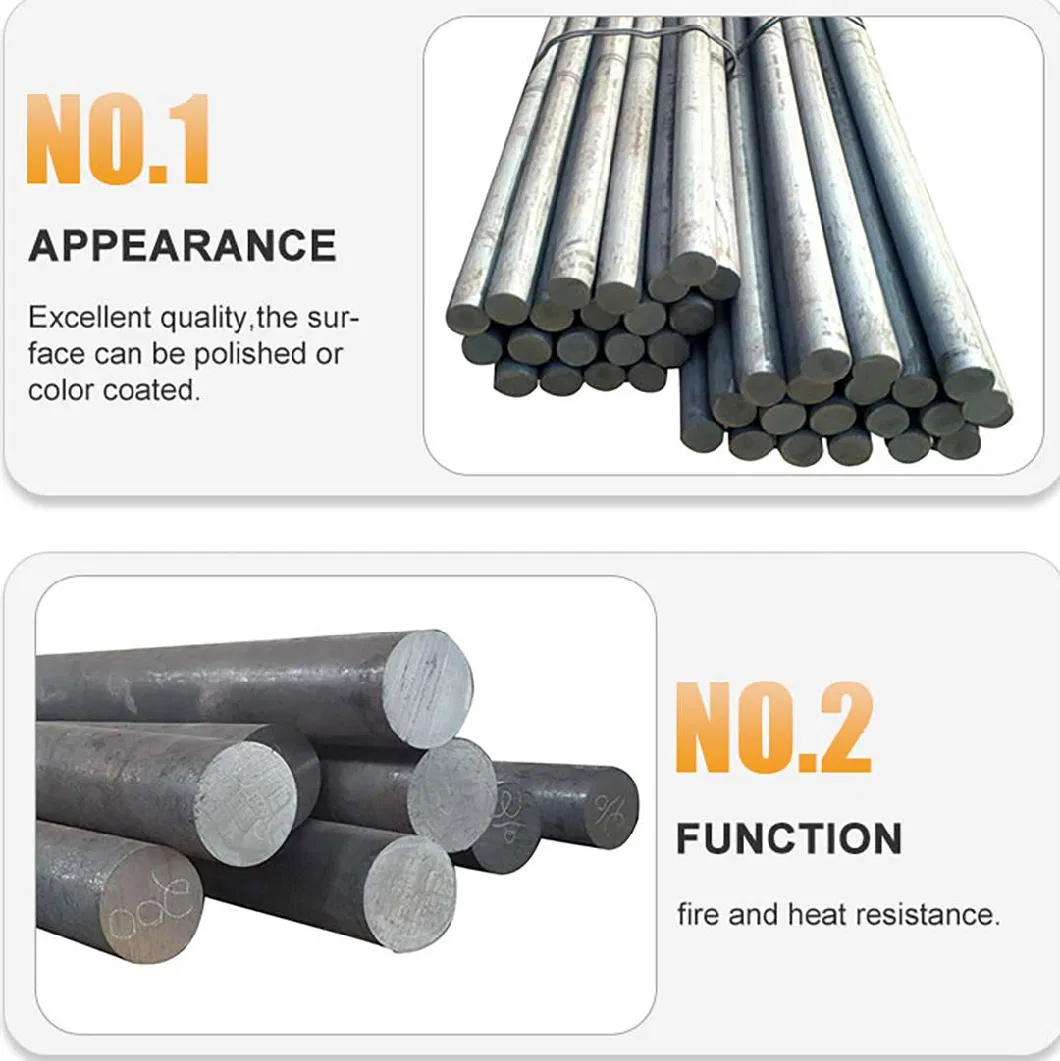 Mild Steel High Carbon Cold Rolled Iron Road Y45ca 114 C45 1060 1095 Carbon Steel Round Rod Round Alloy Bar