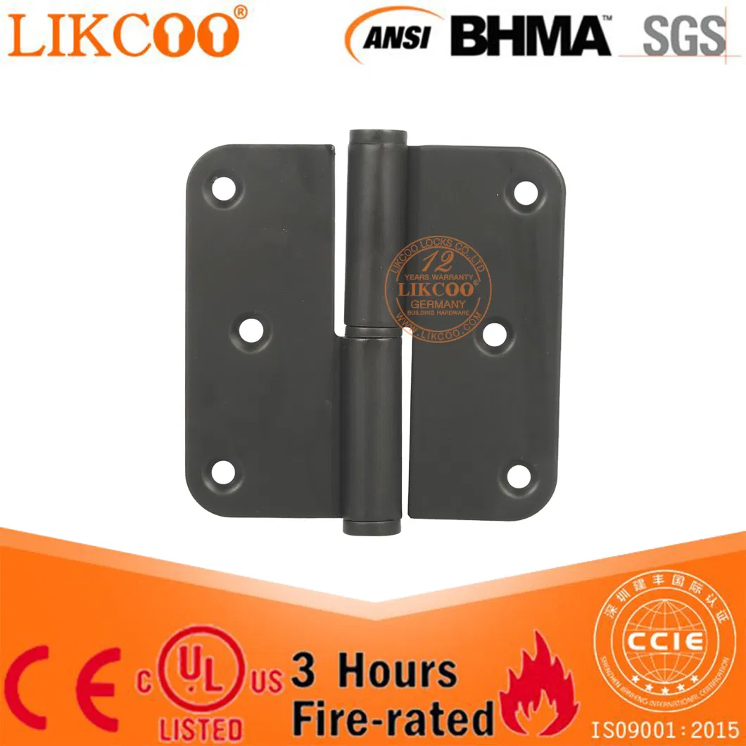 Round Corner American Standard Staineless Steel Commercial Hardware Folding Metal Door Hinge (SS020)