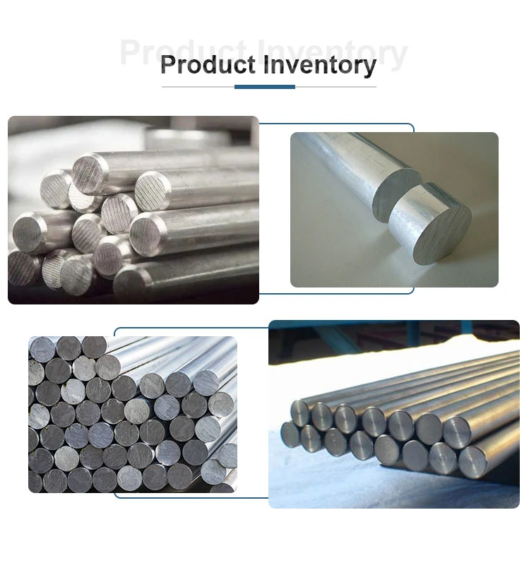 High Quality Aluminum Billet and Ingot Aluminium Bar Alloy Metal Round Flat Rod 2011 2017 2024 2036 2048 2124 2218 4032 6063 6061 6082 T6 7075 580mm for Mould