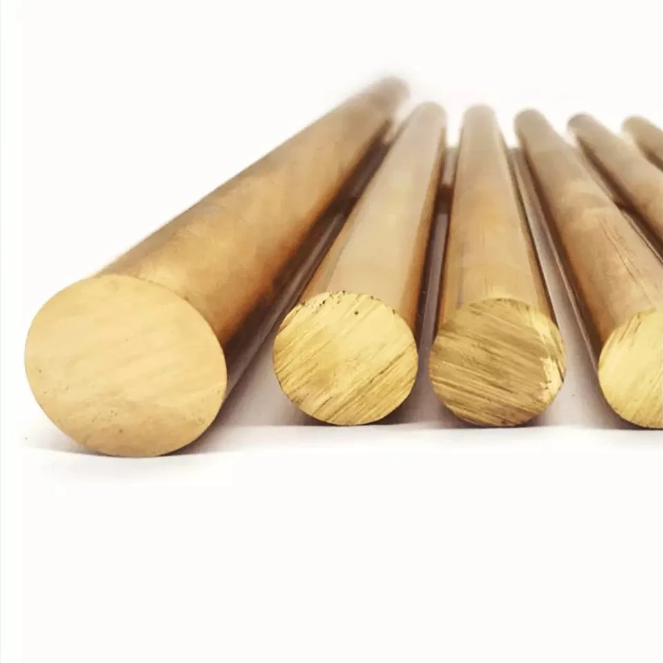 Customizable 2 Inch Solid Hex Round Flat C27000 Brass Rod for Marine Environment