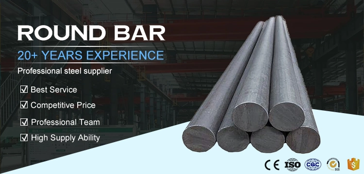 Best Selling Q195 Q235 ASTM A36 SAE 1018 1020 Hot Rolled Round Carbon Steel Bar Rod