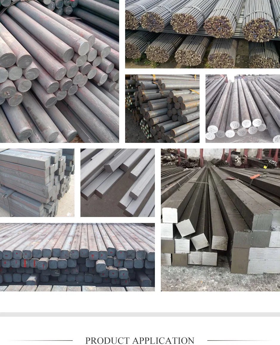 Carbon Steel Rods Round Bar Q195, Q235, Q345, SAE1010, SAE1020, SAE1045, En8, En19, C45, Ck45, Ss400 Building Material Rods