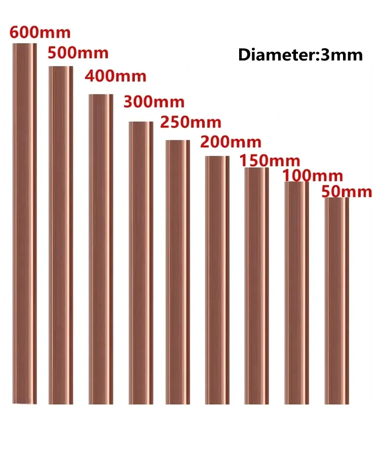 Large Diameter 99.9% Solid Red Pure Copper Bar C1020 C10200 C1100 C11000 Round Rod 50-600mm