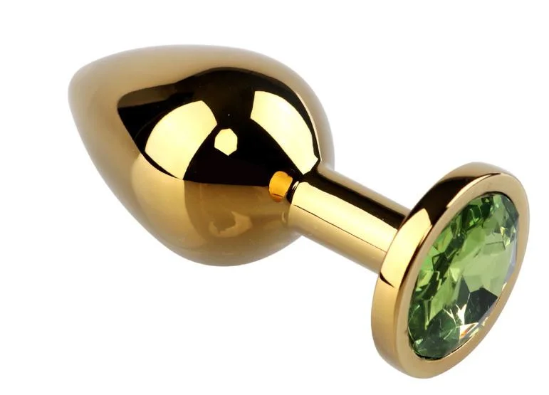 Anal Sex Toys Metal Butt Plug with Round Base