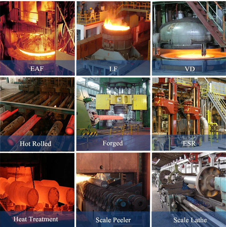Hot Forged Carbon Alloy Steel Shaft Forging for Compressor Main Shaft Trailer Shaft
