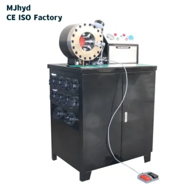 CE ISO High Pressure Automatic Hydraulic Hose Fittings Crimper Machine 1/8-2inch 4sp AC Hose Air Conditioning Pipe Brake Hose Crimping Machine