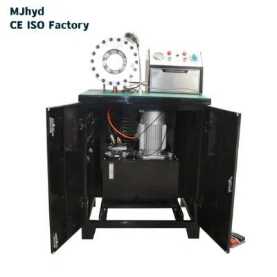 CE ISO High Pressure Automatic Hydraulic Hose Fittings Crimper Machine 1/8-2inch 4sp AC Hose Air Conditioning Pipe Brake Hose Crimping Machine