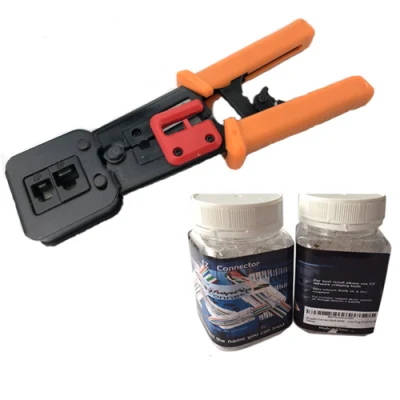 Rj11 RJ45 Crimping Tool Ethernet Network LAN Cable Crimper Cutter Stripper Plier for 6p 8p