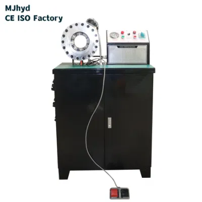 CE ISO High Pressure Automatic Hydraulic Hose Fittings Crimper Machine 1/8-2inch 4sp AC Hose Air Conditioning Pipe Brake Hose Crimping Machine