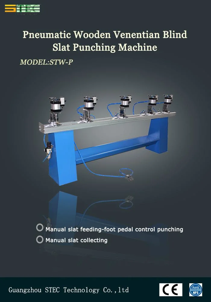 Pneumatic Punching The Wooden Vene Blinds Machine