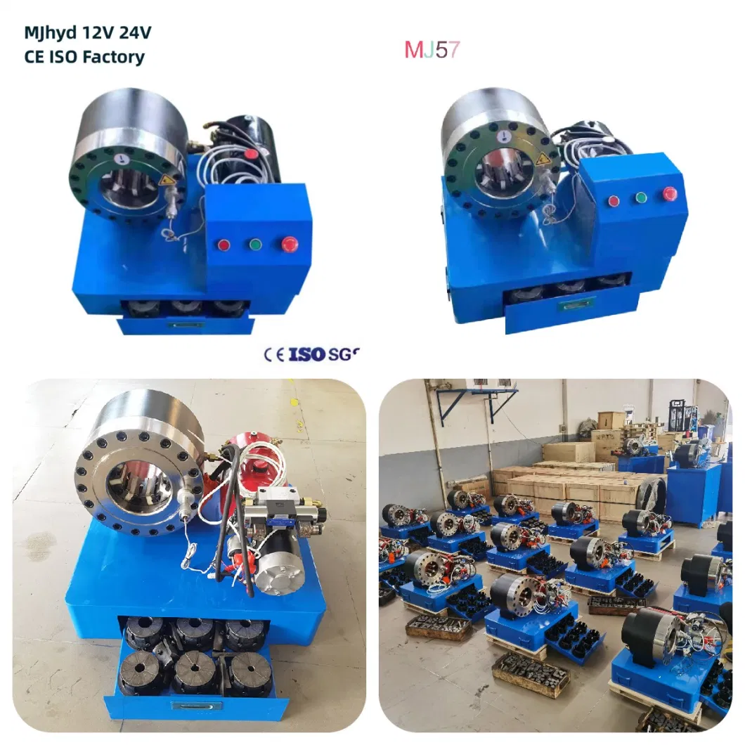 CE ISO Certified Dx68 Dx69 Hydraulic Hose Crimping Machine 12V/24V Battery 1/4-2&quot; Pipe Customized Hose Crimping Pressing Tool