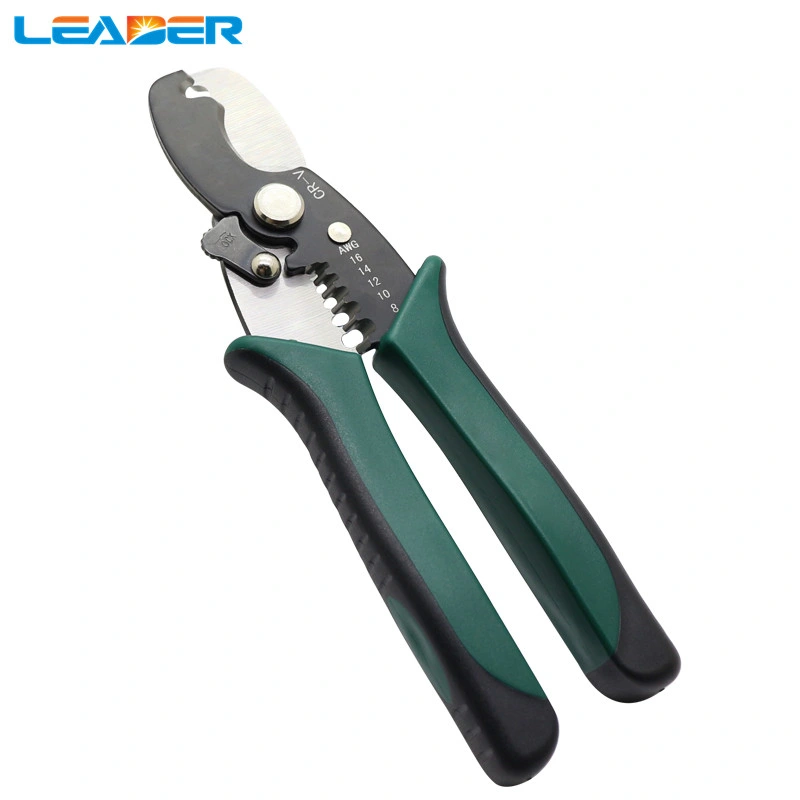 Wire Cable Stripper Steel Wire Stripping Pliers Cutting Stripping Hand Tool for 16AWG to 8 AWG