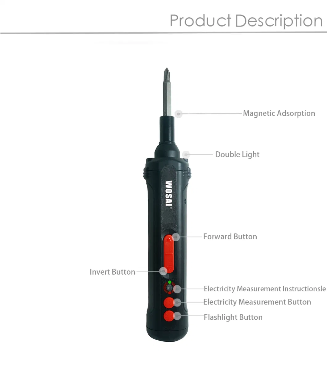 3.6V Mini Powered Screwdriver Electric Battery Powered Screwdriver and Drill Cordless Screwdriver Power Tool