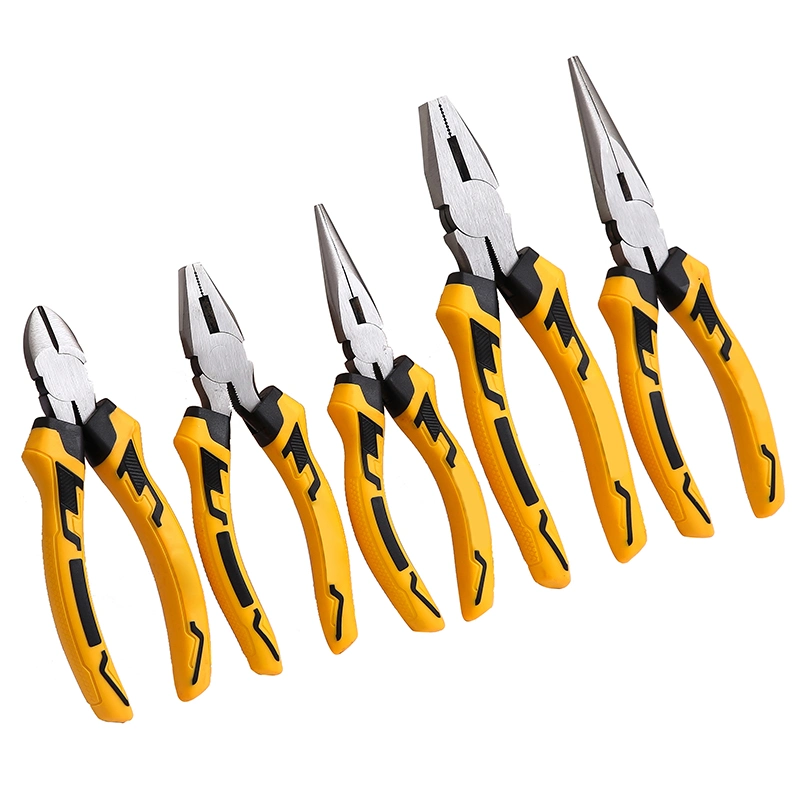 Hot Sale 5 in 1 Combination Interchangeable Pliers Kit Wire Stripping Pliers for Wire Cutting Stripping Crimping