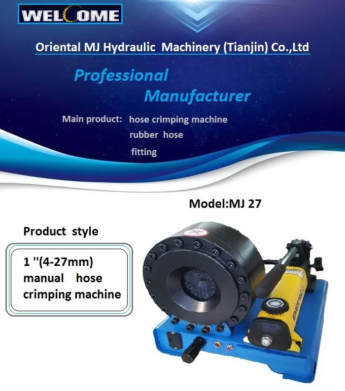 CE ISO Certified Competitive Price 1/8-1 Inch P16 P20 P32 Manual Hand Hydraulic Hose Crimping Machine Steel Pipe Crimper Pressing Tool