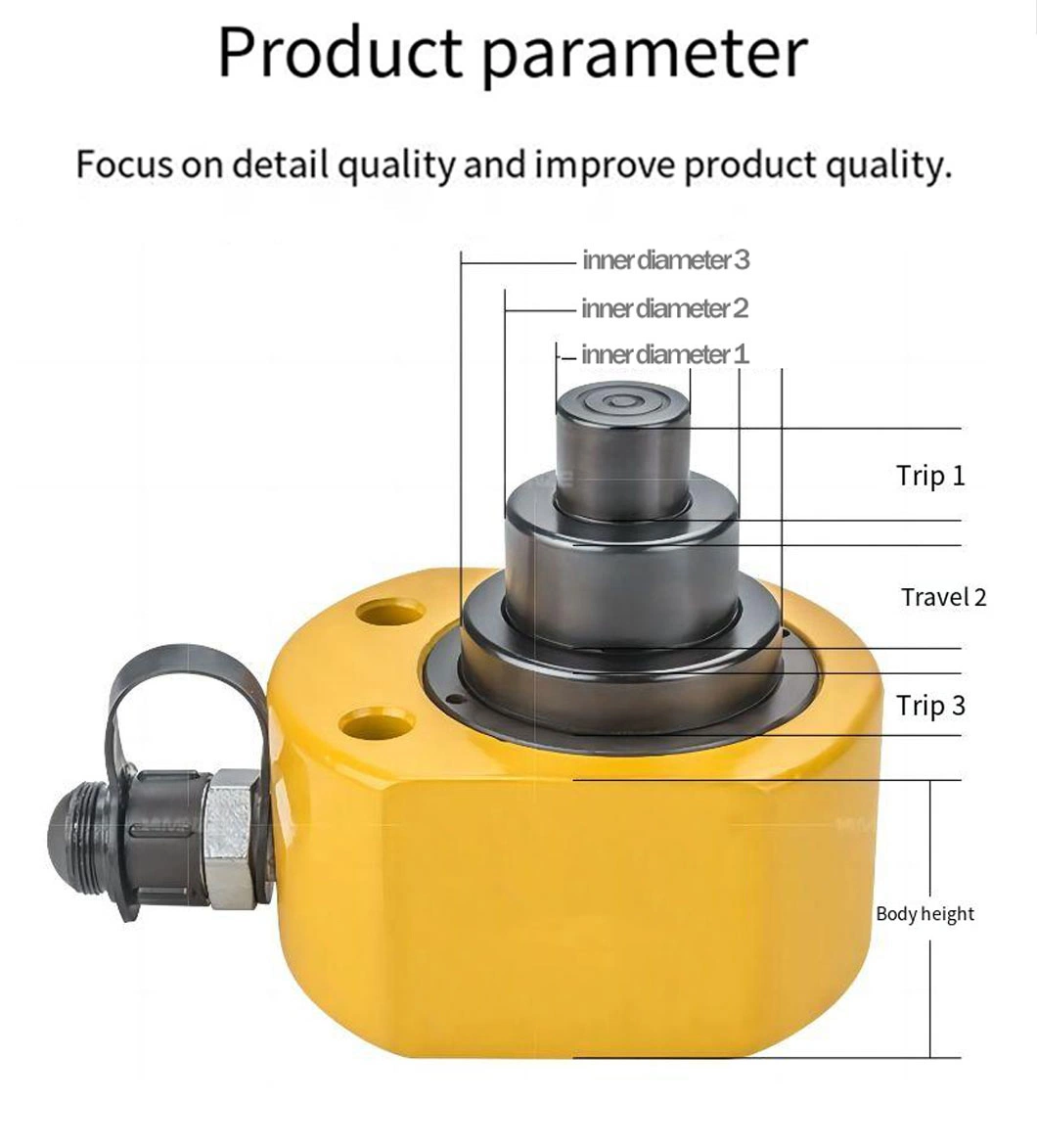 Fpy-30 Oil Cylinder 30t Lifting Tools Ultra-Thin Manual Hydraulic Jacks