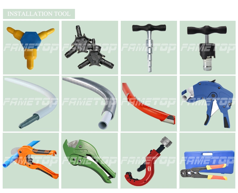 Hand Crimping Tool for Pex-Al-Pex Multilayer Pipes with U/Th Pressing Jaws