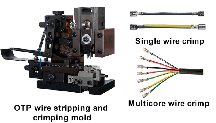 Super Mute Semi Automatic Electric Tube Insulated Terminal Connector Crimping Machine Jst Ferrule Crimper