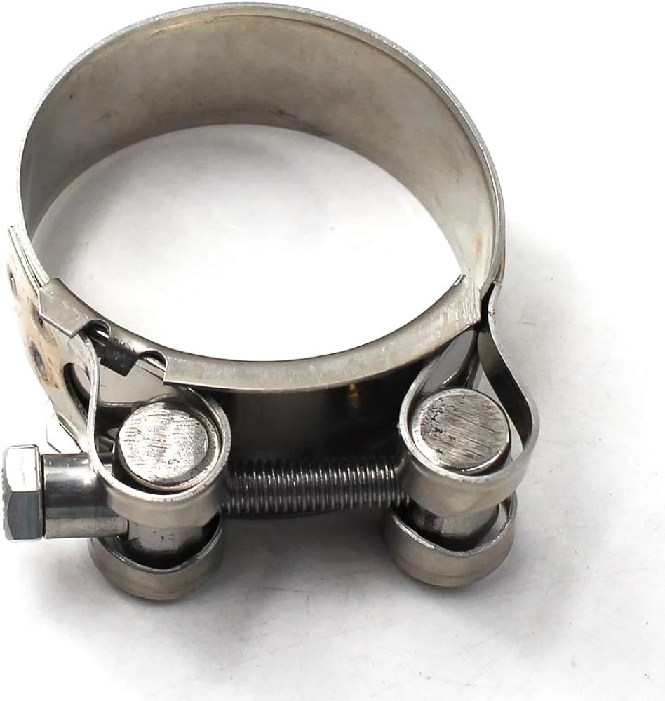 T Bolt Hose Clamp T-Bolt Clamps for Hydraulic Silicone Hose Heavy Duty Single Bolt Hose Clamp