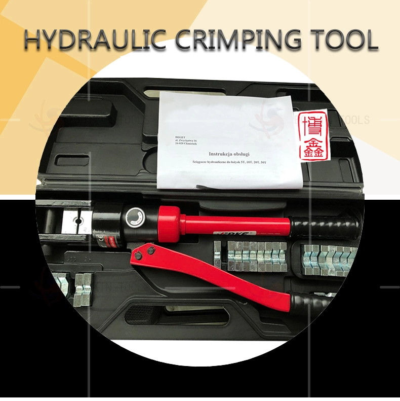 Yqk-300 Wire Rope Terminal Lug Crimper Hydraulic Hand Crimping Tool