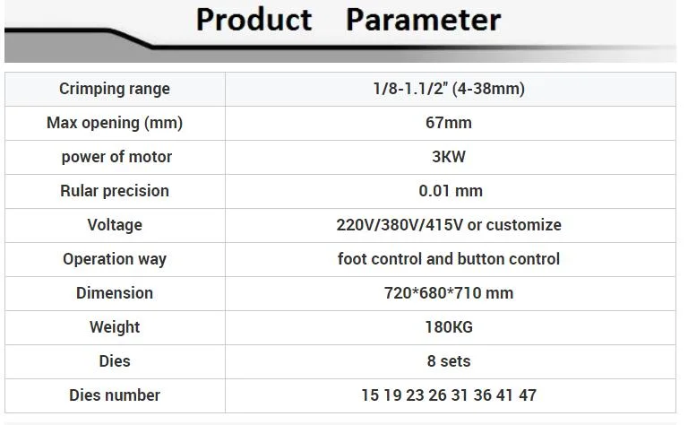 CE ISO on Sale Cheaper Price Auto AC Hose Crimper Low Pressure Rubber Auto AC Gear 2 Inch 4sp6sp Hydraulic Pipe Pressing Machine Tool