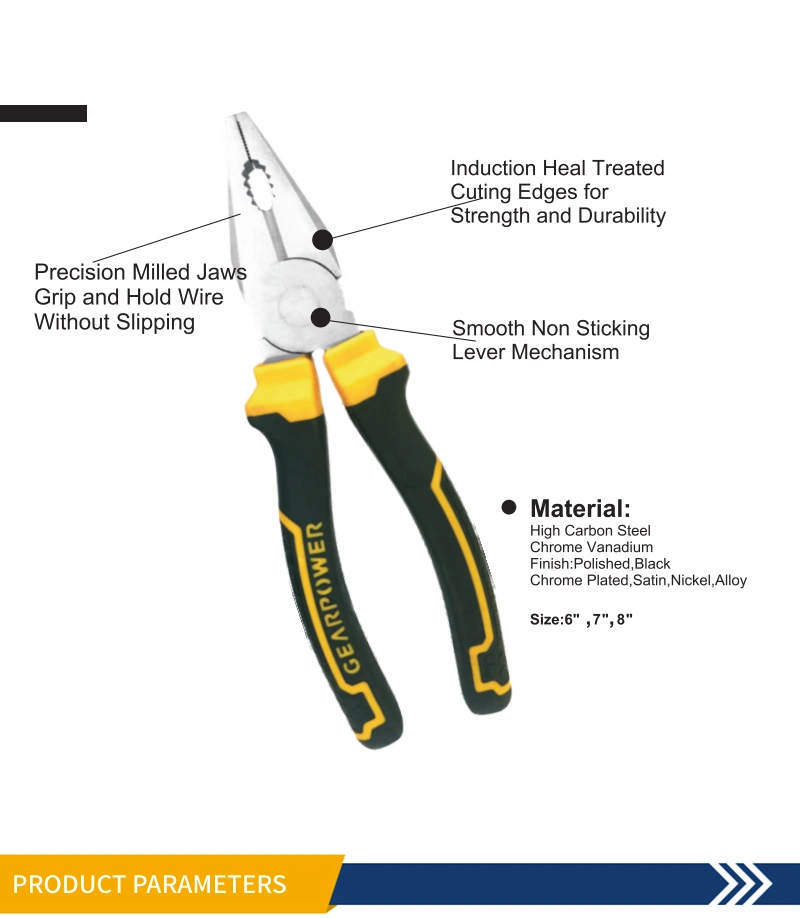 Hand Tool Combination Pliers Wire Cable Cutting Pliers Crimping Tool Labor