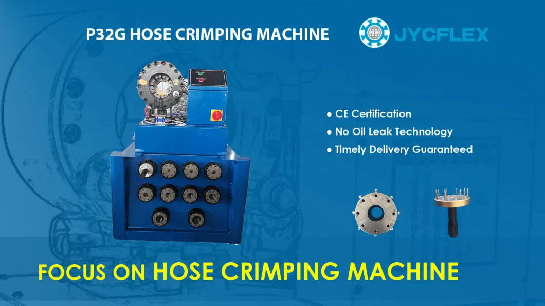 P32 1/4-2&prime;&prime; 51mm CE Finn Power Style with Quick Change Tool Brake Tube CNC Hydraulic Hose Crimping Machine