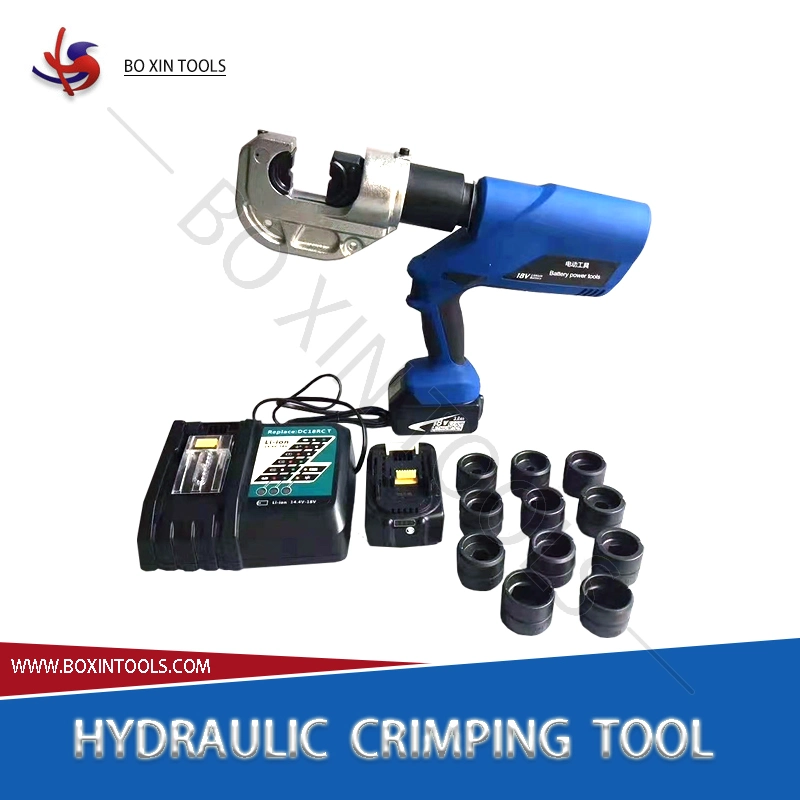 Portable Hydraulic Battery Crimping Cable Wire Rope Terminal Tools Power Pliers Crimper