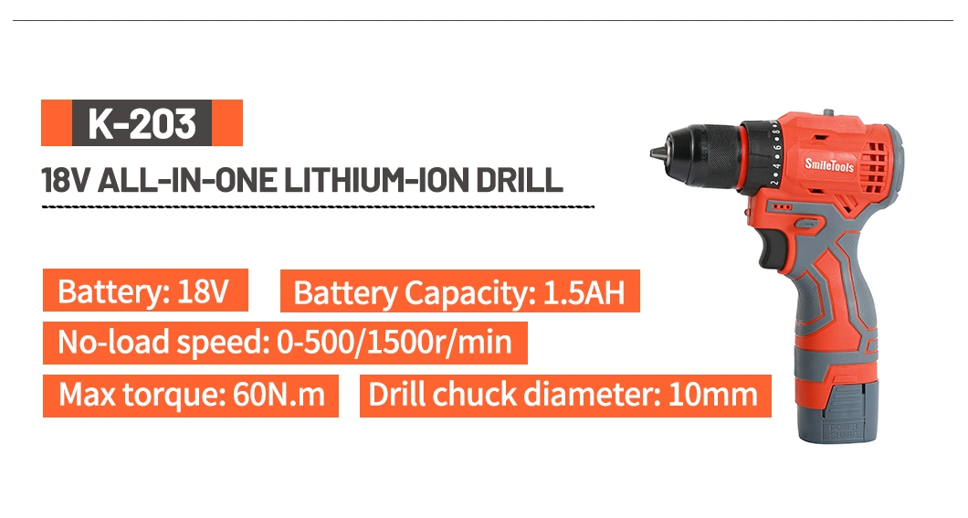 Multifunctional Hand Drill Electric Screwdriver Hole Punching Herramientas Lithium Drill Cordless Rechargeable Drill