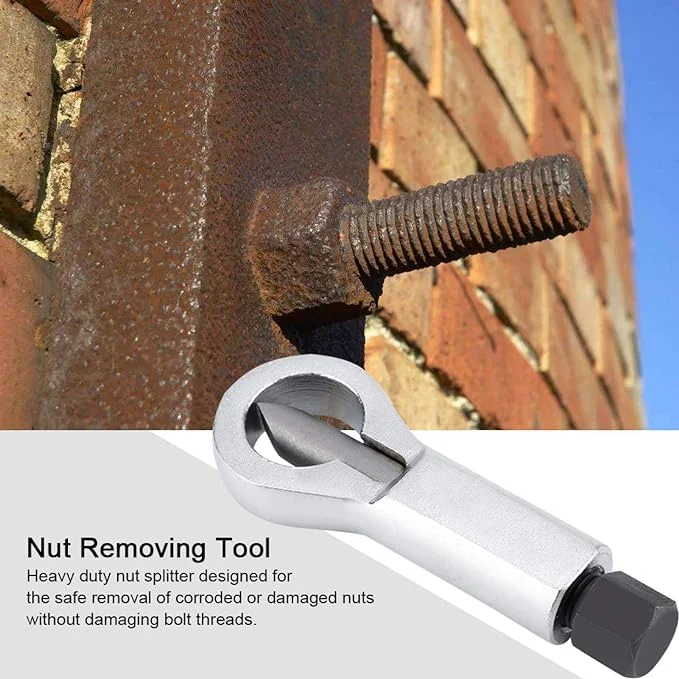Nut Splitter Set Rusty Damaged Jammed Nut Removal Splitting Tool