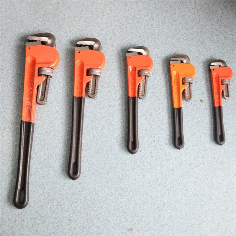 New 14in 18in 24in Hot Sale American Type Heavy Duty Power Pipe Wrench Clamp Plumbing Hand Tools
