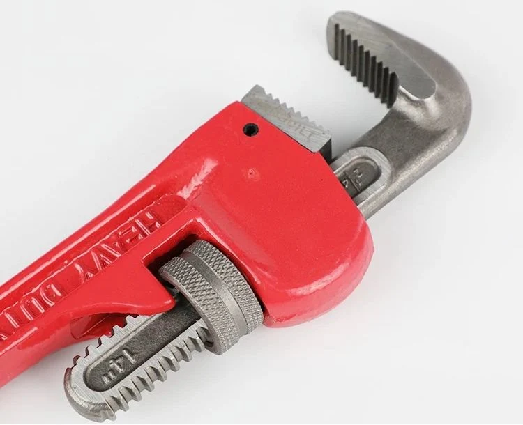 Superior Quality and Long Durability Carbon Steel 350 mm Rigid Type Pipe Wrench Plumbing Tools