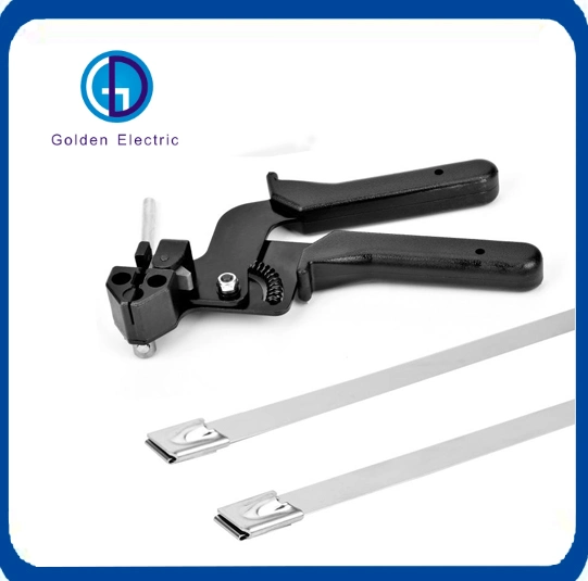 CT-02 Stainless Steel Cable Tie Gun Tool for Tensioning and Cutting