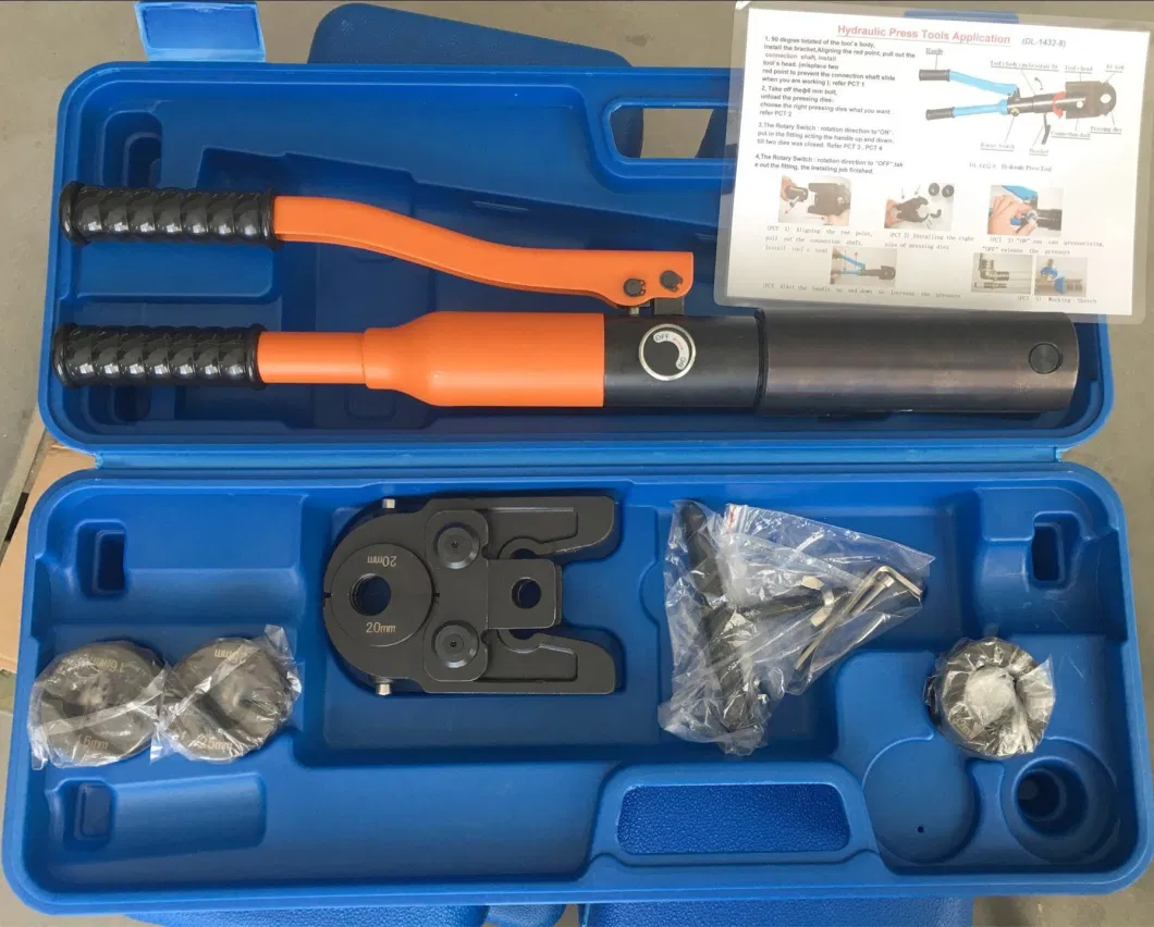Manual Pex Press Pipe Crimping Tools with 360 Rotated Head