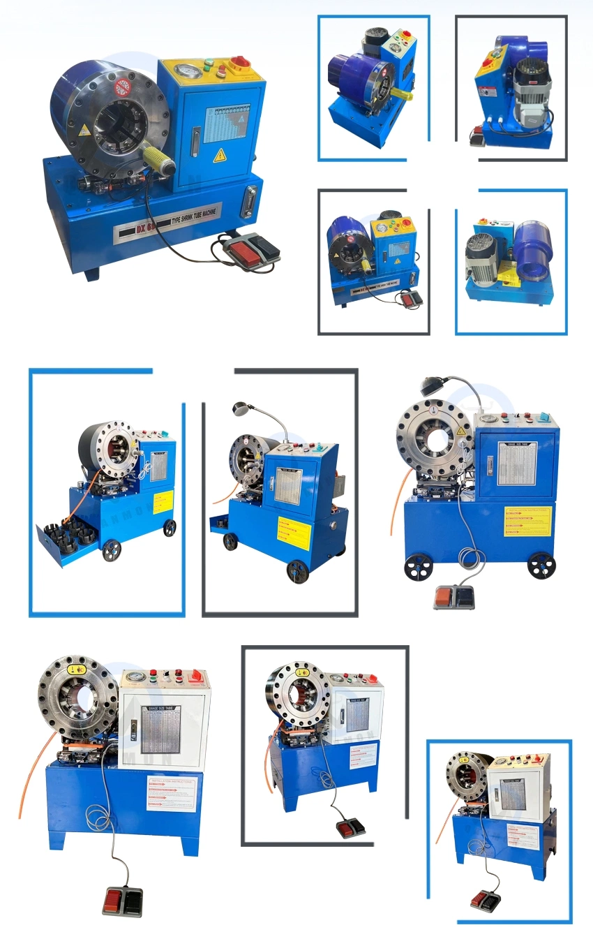 Factory Export Direct CE Automatic Electric Finn Power Style CNC Dx68 1/4&quot;-2&quot; Hydraulic Hose Crimping Machine Price with Quick Change Tool