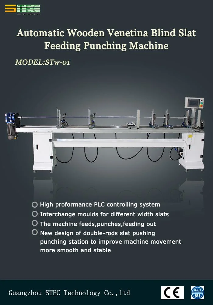 Fully Automatic Feeding Punching Machine for Wooden Vene Blinds