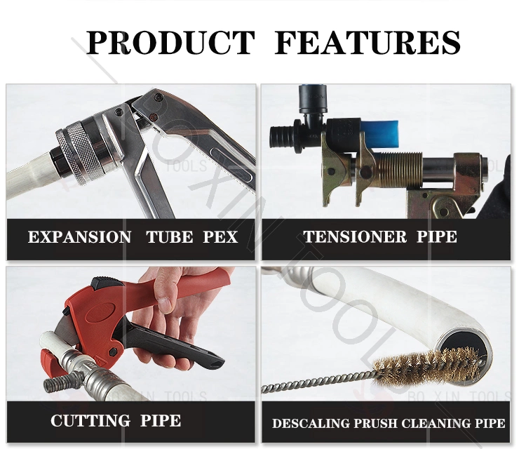 Manual Hydraulic Mechanical Axial Pressing Tool Set Pex Pipe Expander Tool