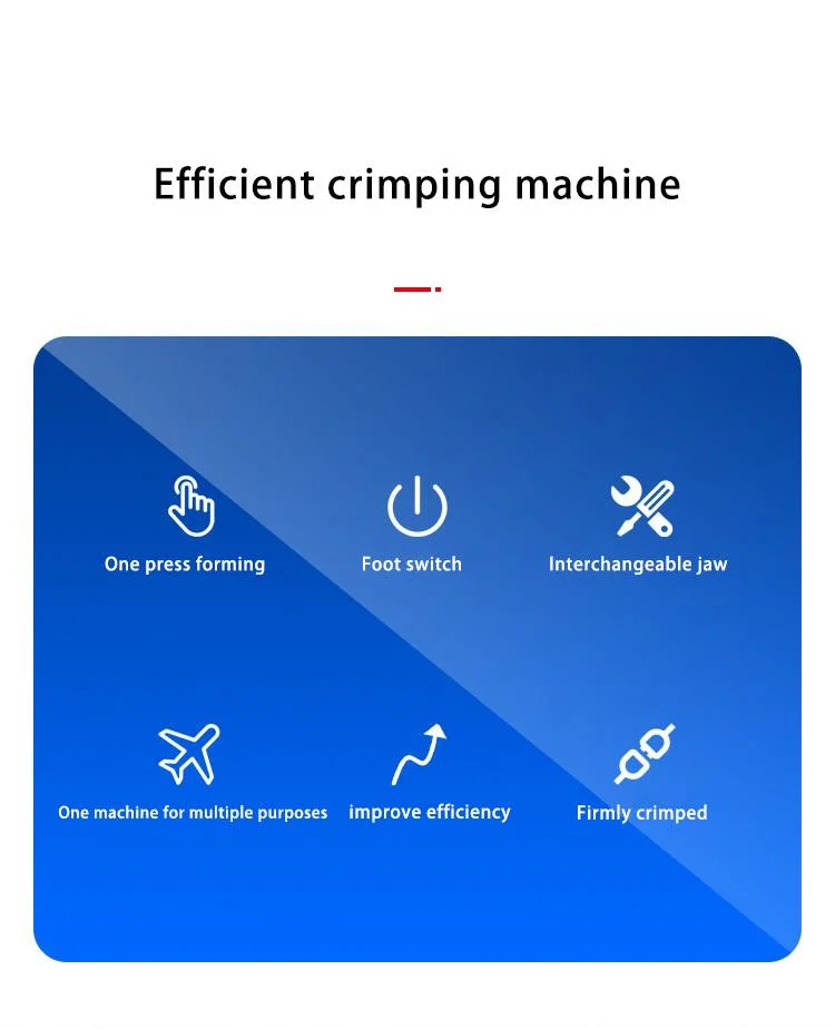 Pneumatic Crimping Tools for Cable Lug Crimping Die Changing Crimping Machine