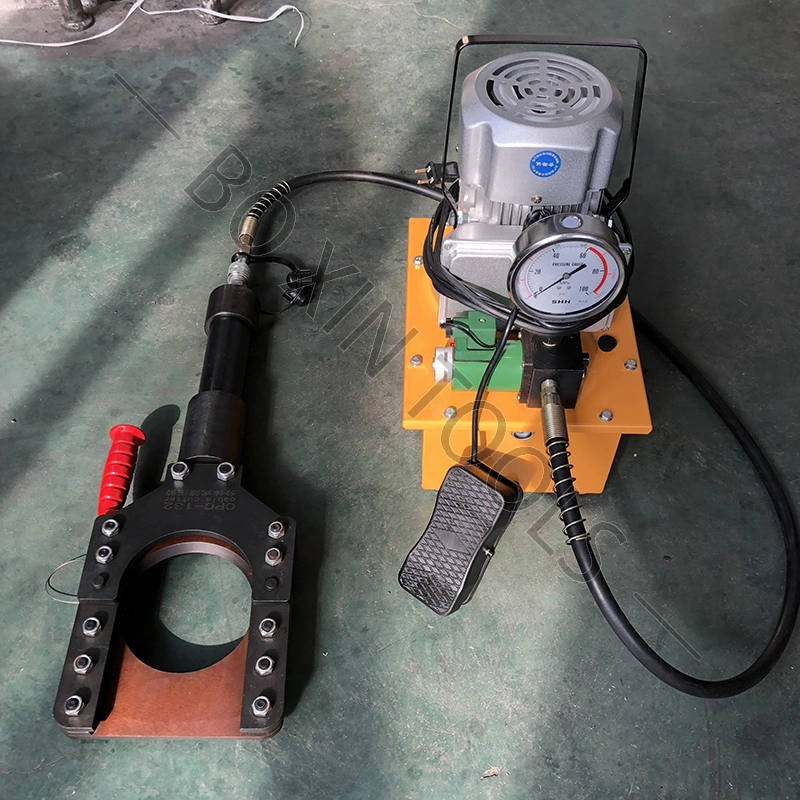 Electric Cu/Al Armoured Cable Cutters Powered Hydraulic Cable Cutting Tool