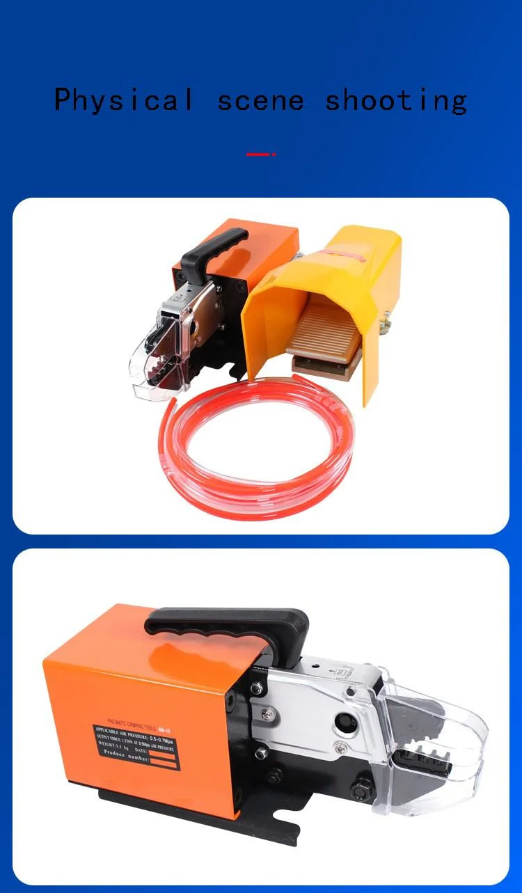 Pneumatic Crimping Tools for Cable Lug Crimping Die Changing Crimping Machine