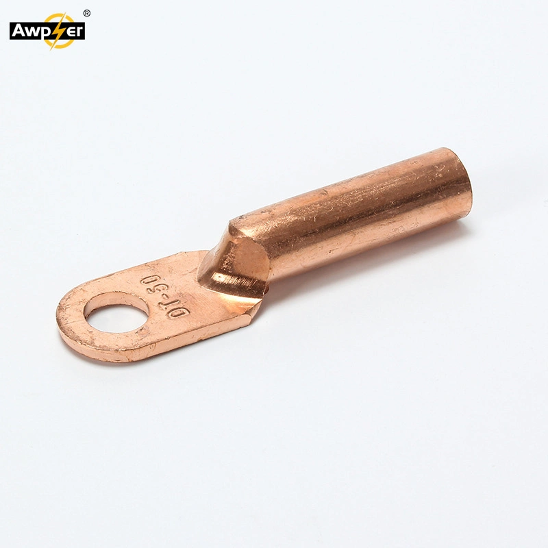 Copper Transition Lug Dt Series 10-300 Copper Lug National Standard Cable Lug Cold Pressed Cable Fittings